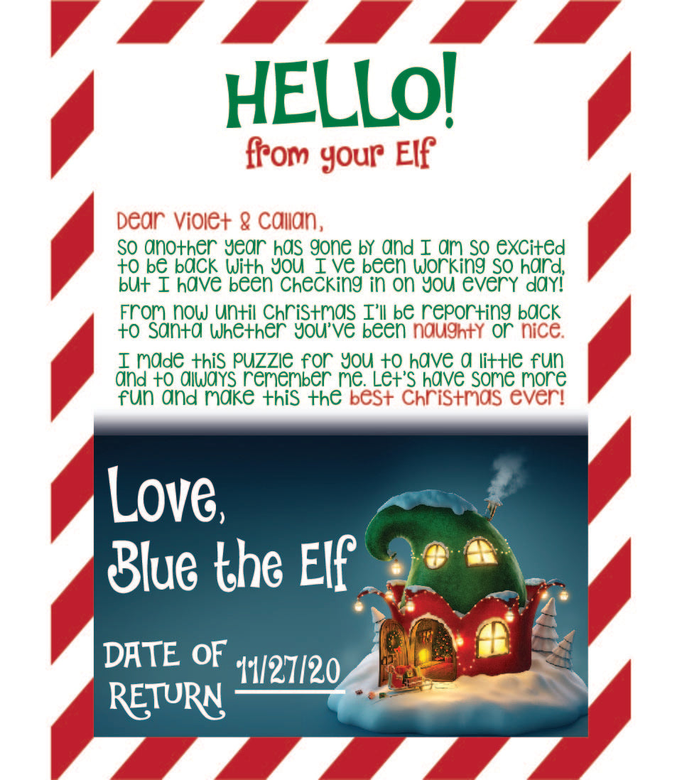 Elf on the Shelf Puzzle twistedtrail