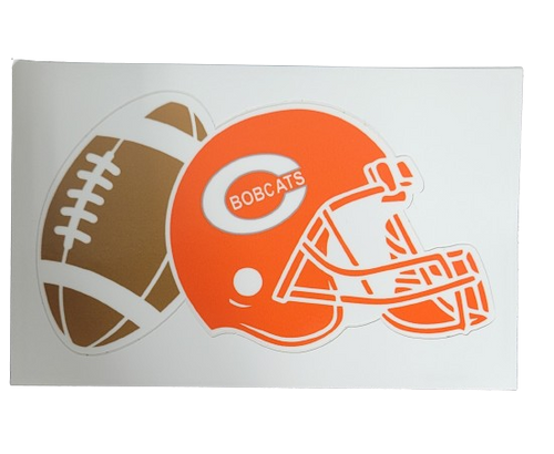 C BOBCATS HELMET DECAL