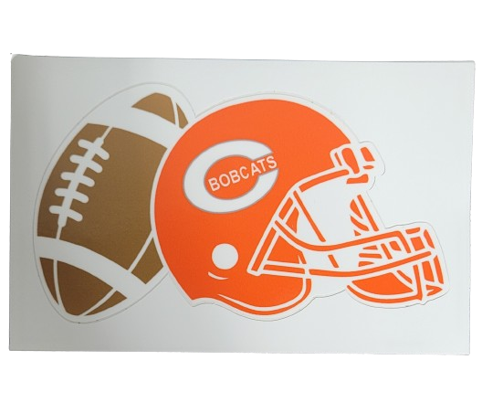 C BOBCATS HELMET DECAL