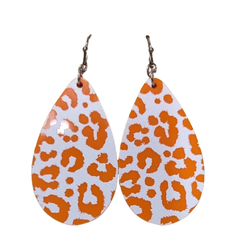 Acrylic Teardrop Earrings