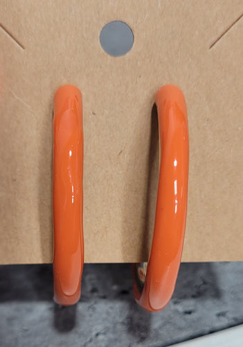 Medium Orange Hoop