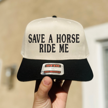 Save a Ride Me Block Embroidered Hat