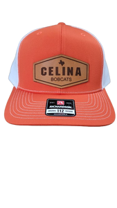 Engraved Celina Leather Patch Hat