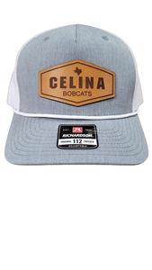 Engraved Celina Leather Patch Hat