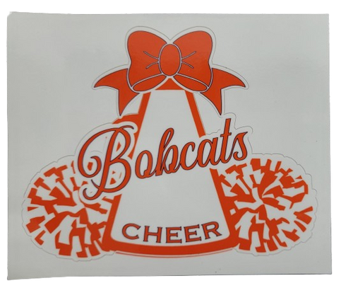 Bobcat Cheer Decal