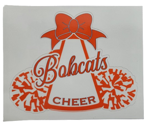 Bobcat Cheer Decal