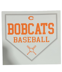 C BOBCATS BASEBALL DECAL