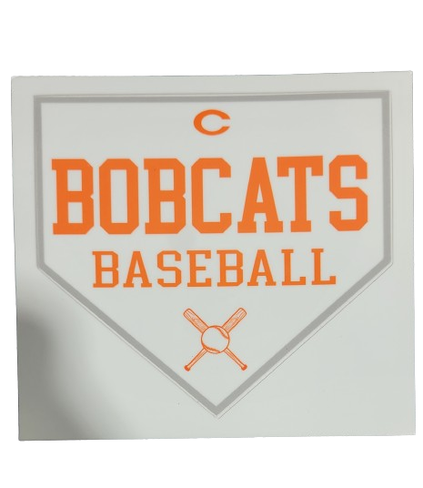 C BOBCATS BASEBALL DECAL