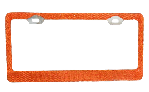 Rhinestone License Plate Cover