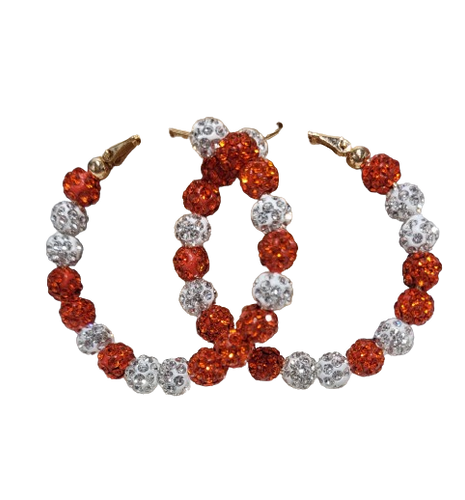 Rhinestone Bubble earrings