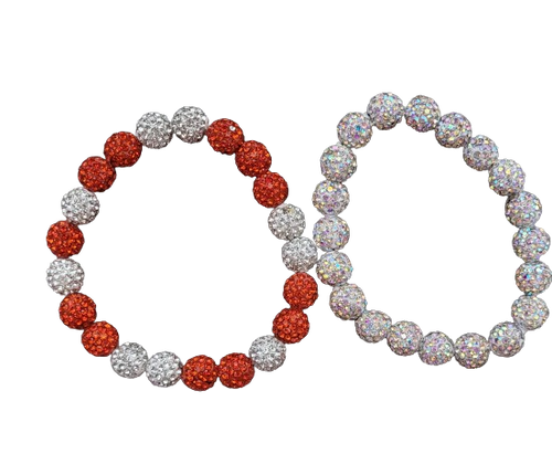 Rhinestone Bubble Bracelet