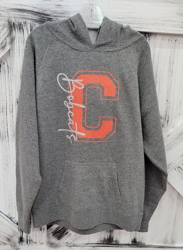 CHARCOAL HOODIE  C-LDY-100