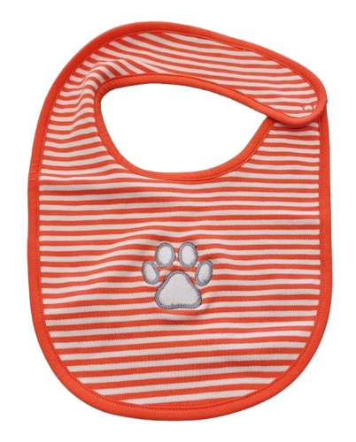 Paw Embroidered Bib