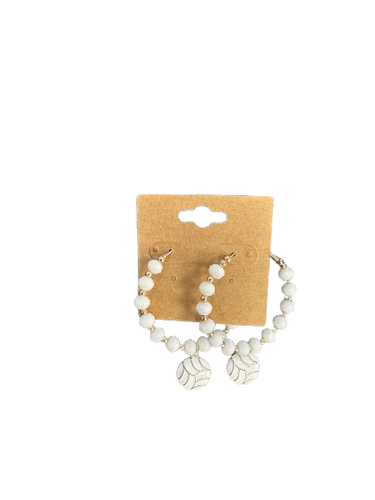 Volleyball Hoop Earrings