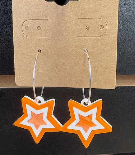 Retro Star Earrings