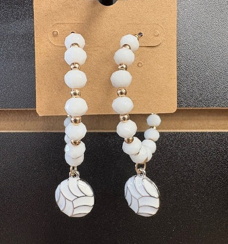 Volleyball Hoop Earrings