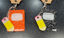 Teacher Composition Book/Pencil Keychain
