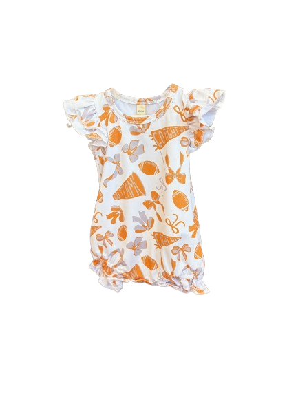 Baby Romper-Football Cheer