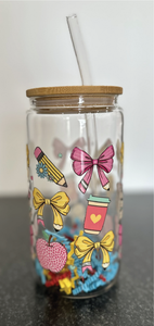 Teacher Coffee Glasses-Multiple Designs