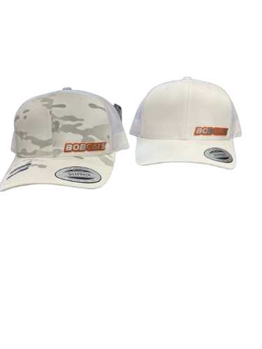 Bobcats Chrome/Orange Patch Hat