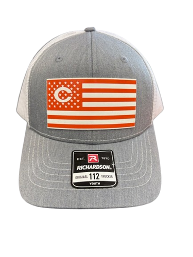 Acrylic Flag Patch Hat-Youth