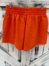 High Waisted Orange Skort w/ pockets