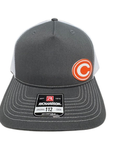 Orange/White Acrylic Patch Hat