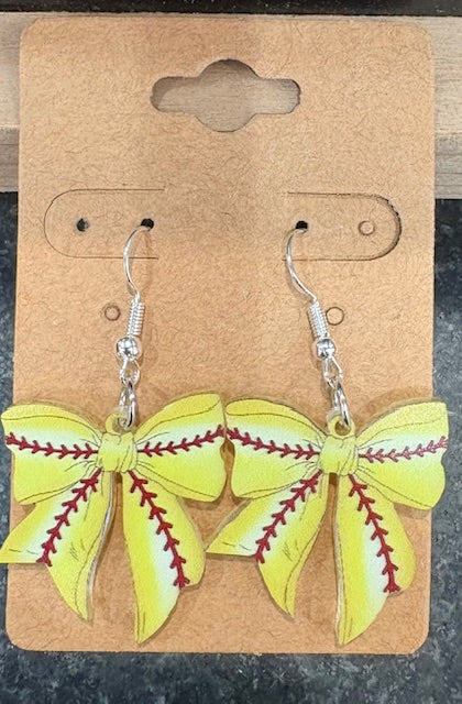Coquette Bow earrings-All Sports