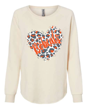 C-LDY-107 Women's Bobcats Leopard Heart