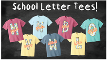 School Letter Tees
