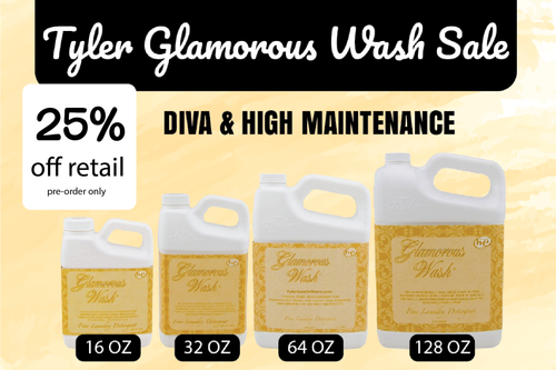 Tyler Glam Wash PRE ORDER SALE