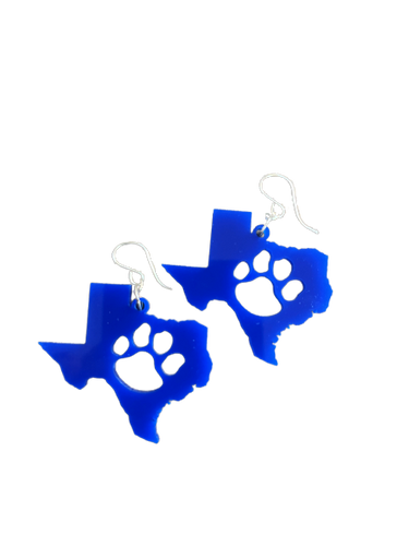 Gunter Texas Paw Earrings