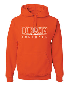 Bobcat Football Laces Hoodies ** 2 Color Options