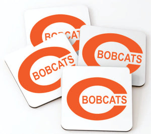 Bobcat Coasters set of 4