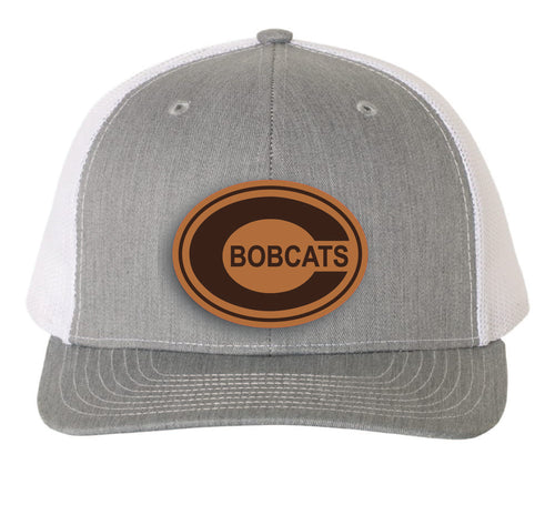C Bobcat Leather Embossed Richardson Hat **2 Styles