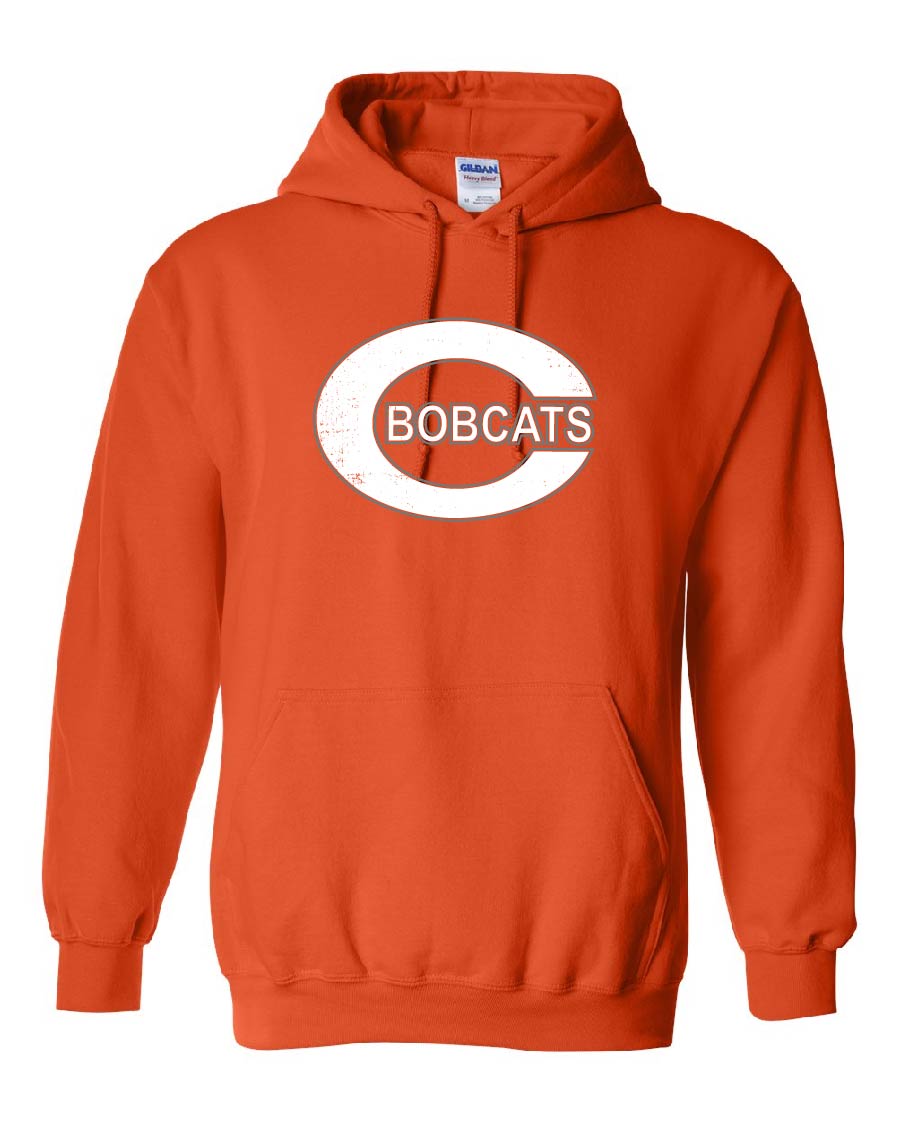C Bobcat Distress Youth Hoodie