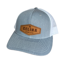 Engraved Celina Leather Patch Hat