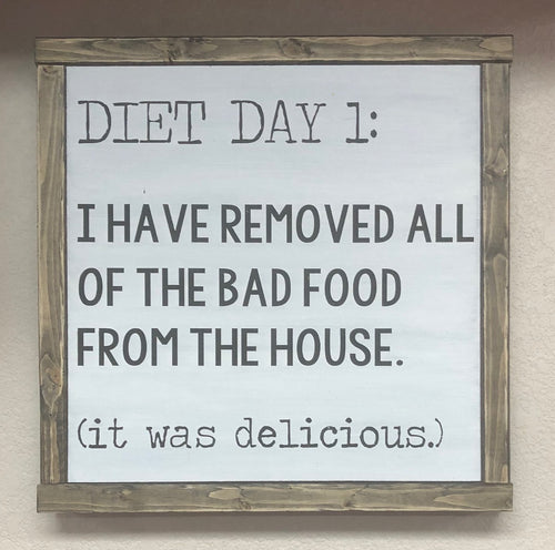 Diet day 1
