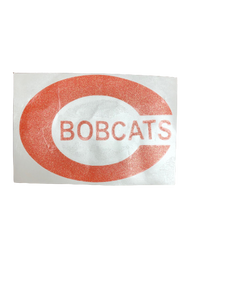 C Bobcat Glitter Decal