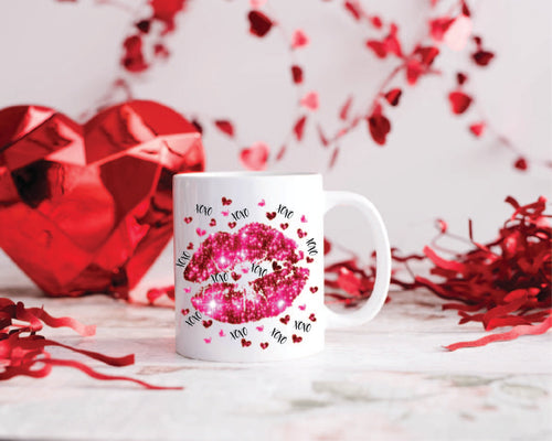 XOXO Glitter Lips