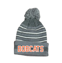 Celina Gray Striped Beanie